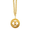 Secondhand Chanel Coco Mark Gold Plated Jewelry