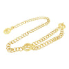 Secondhand Chanel Coco Mark Gold Plated Accessories