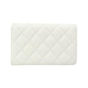 Secondhand Chanel Coco Mark White Leather Accessories