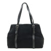 Secondhand Bottega Veneta Vernice Black Canvas Bag