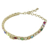 Secondhand Chanel Coco Mark Multicolour Gold Plated Jewelry