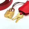 Secondhand Hermès Kelly 25 Red Leather Bag