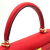 Secondhand Hermès Kelly 25 Red Leather Bag