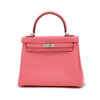 Secondhand Hermès Kelly 25 Pink Leather Bag