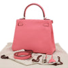 Secondhand Hermès Kelly 25 Pink Leather Bag