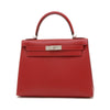 Secondhand Hermès Kelly 28 Red Leather Bag