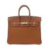 Secondhand Hermès Birkin 25 Gold Leather Bag