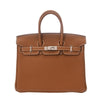 Secondhand Hermès Birkin 25 Gold Leather Bag