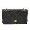 Secondhand Chanel Timeless Black Leather Bag
