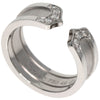 Secondhand Cartier 2C C2 Silver White Gold Jewelry