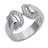 Secondhand Cartier 2C C2 Silver White Gold Jewelry