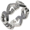 Secondhand Cartier C heart Silver White Gold Jewelry