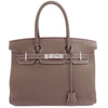 Secondhand Hermès Birkin 30 Grey Leather Bag