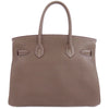 Secondhand Hermès Birkin 30 Grey Leather Bag