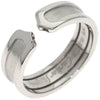 Secondhand Cartier 2C C2 Silver White Gold Jewelry
