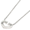 Secondhand Cartier C heart Silver White Gold Jewelry