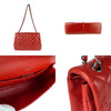 Secondhand Chanel Timeless Red Leather Bag