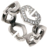 Secondhand Cartier C heart Silver White Gold Jewelry