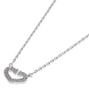 Secondhand Cartier C heart Silver White Gold Jewelry