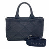 Secondhand Prada Canapa Black Canvas Bag