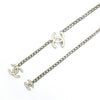 Secondhand Chanel Coco Mark Silver Metal Accessories