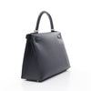 Secondhand Hermès Kelly 28 Navy Leather Bag