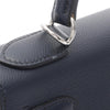 Secondhand Hermès Kelly 28 Navy Leather Bag
