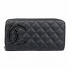 Secondhand Chanel Cambon Black Leather Accessories