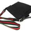 Secondhand Gucci Sherry Black Canvas, Leather Bag