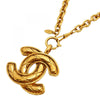 Secondhand Chanel Coco Mark Gold Plated Jewelry