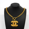Secondhand Chanel Coco Mark Gold Plated Jewelry