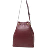 Secondhand Cartier Must line Burgundy Leather Bag