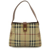 Secondhand Burberry Nova Check Beige Canvas Bag