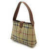 Secondhand Burberry Nova Check Beige Canvas Bag