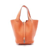 Secondhand Hermès Picotin lock Orange Leather Bag