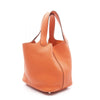 Secondhand Hermès Picotin lock Orange Leather Bag
