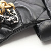 Secondhand Chanel 19 Black Leather Bag