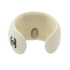 Secondhand Chanel Coco Mark White Plastic Jewelry