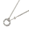 Secondhand Cartier Love Circle Silver White Gold Jewelry