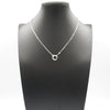 Secondhand Cartier Love Circle Silver White Gold Jewelry