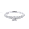 Non Signe / Unsigned 14K White Gold Ring with 45 Natural Diamonds Secondhand