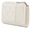 Secondhand Chanel CC Quilted Caviar Zip Around Coin and Card Holder