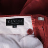 Gucci by Tom Ford Red Cotton Velvet Pantsuit - '90s