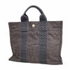Secondhand Hermès Herline Grey Canvas Bag