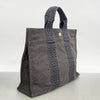 Secondhand Hermès Herline Grey Canvas Bag