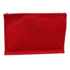 Secondhand Hermès Yachting Red Cotton Bag