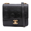 Secondhand Chanel Mini Square Calfskin Coco Embossed Flap