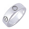 Secondhand Cartier Love Silver Platinum Jewelry