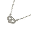 Secondhand Cartier C heart Silver White Gold Jewelry