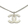 Secondhand Chanel Logo CC Silver Metal Jewelry